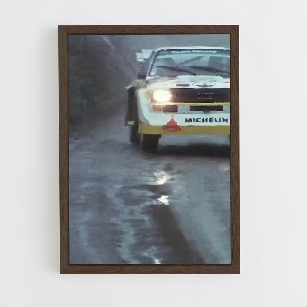 Poster Drift en Pleine Tempête – affiche Audi (vue 5)